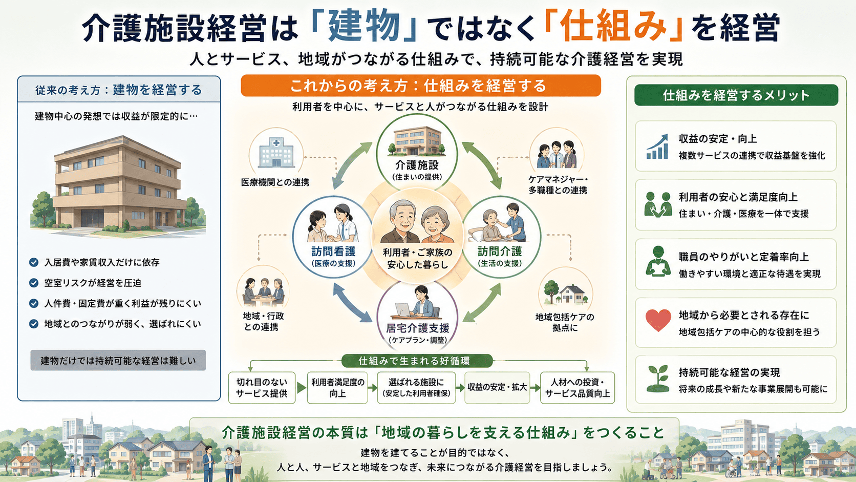介護施設経営で利益を伸ばすには？